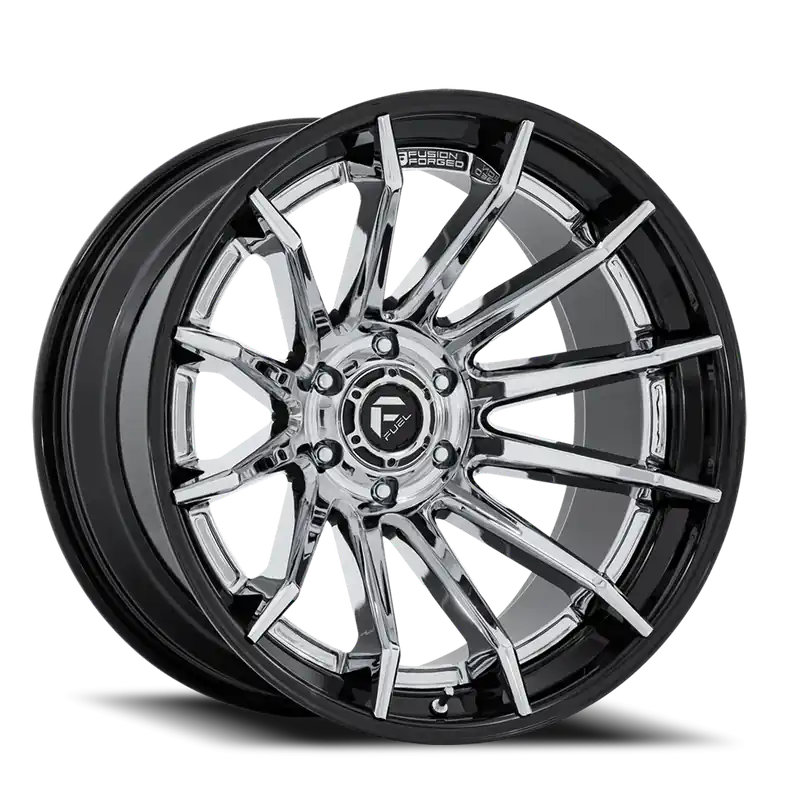 Fuel Burn FC403PB 22x12 -44 6x139.7mm 106.1mm Chrome Gloss Black Lip Direct From Manufacturer