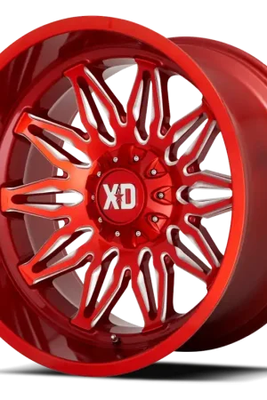 Big Sale XD Series Gunner XD859 RD 22x12 -44 6x135/6x139.7mm 106.1mm Candy Red Milled