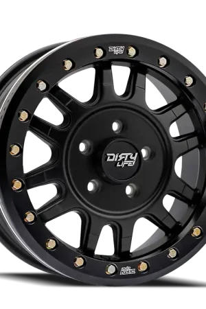 Dirty Life Canyon Pro SxS 9309R Satin Black 15x7 5x114.3 38mm 77mm Final Sale