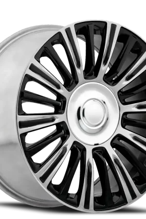 Factory Reproductions FR 91 2021 Escalade Platinum Replica GBP 22x9 +28 6x139.7mm 78.1mm Gloss Black Polished Accent Get Yours