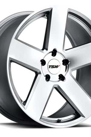 TSW Bristol SL 20x10 +40 5x120mm 76.1mm Silver Mirror Cut Face Flash Sale