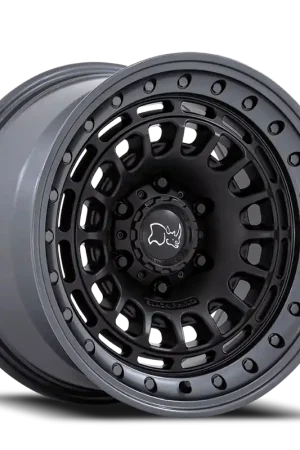 Black Rhino Sahara MA 17x9 +0 6x139.7mm 106.1mm Matte Black Gunmetal Lip Markdown