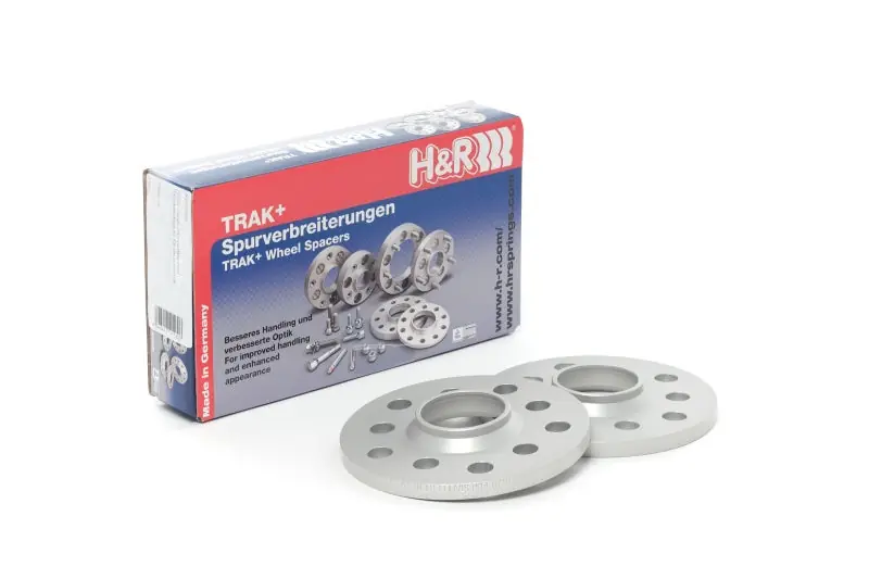 H&R Trak+ 13mm DR Spacer Bolt Pattern 5/112 CB 66.5mm Bolt Thread 14x1.25 - Black Exclusive