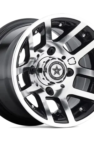 Fairway Alloys Illusion 10x7 -25 4x101.6mm 70.7mm Gloss Black Machined Premium