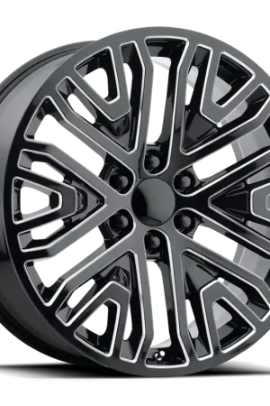 Performance Replica PR197 M 20x9 +24 6x139.7mm 78.1mm Gloss Black Milled Top Pick