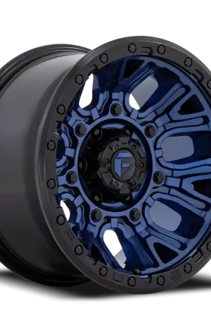 Fuel Traction D827 17x9 -12 5x127mm 71.5mm Dark Blue Black Ring Discount