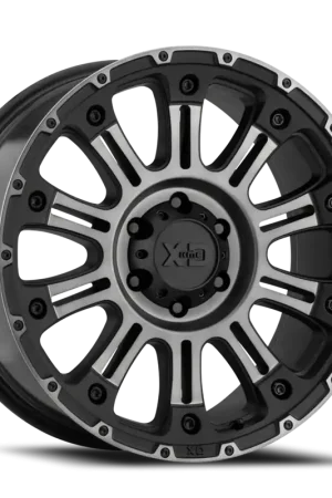 Weekend Sale XD Series Hoss II XD829 SB-GT 20x9 -12 5x127mm 72.6mm Satin Black Machined-Gray Tint