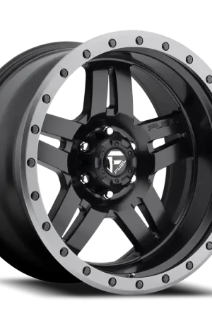 High Quality Fuel Anza D557 17x8.5 +6 5x127mm 78.1mm Matte Black