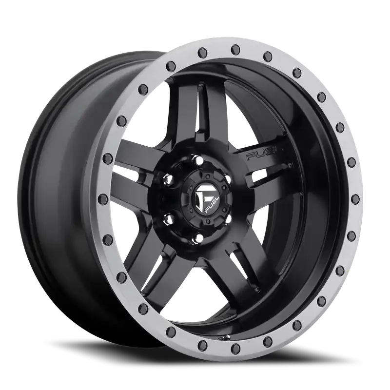 High Quality Fuel Anza D557 17x8.5 +6 5x127mm 78.1mm Matte Black