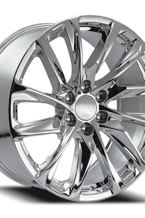 Factory Reproductions FR 98 Escalade 12 Spoke Replica CH 22x9 +28 6x139.7mm 78.1mm Chrome Cheap