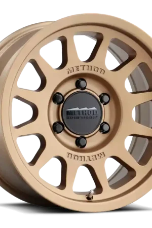Method MR703 17x8.5 +35mm Offset 6x5.5 106.25mm CB Method Bronze Wheel Clearance