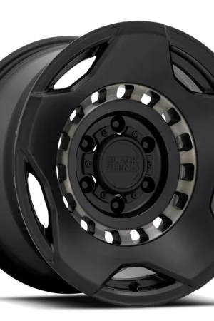 Black Rhino Muzzle MB 17x9 +0 6x135mm 87.1mm Matte Black Machine Tinted Ring Get Yours