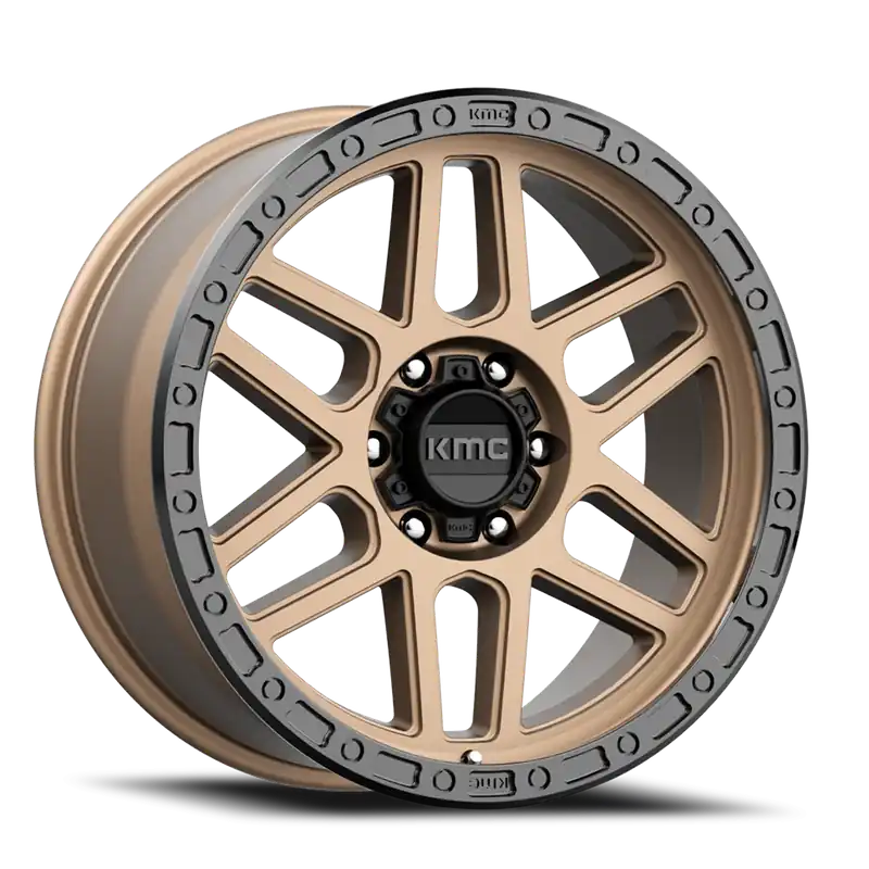 KMC Mesa KM544 BRZ 20x9 +0 6x135mm 87.1mm Matte Bronze Black Lip Super Sale