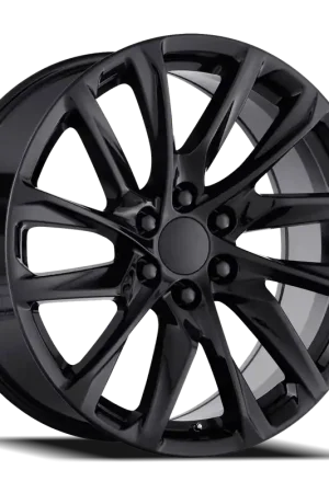 Low Price Factory Reproductions FR 98 Escalade 12 Spoke Replica GB 24x10 +31 6x139.7mm 78.1mm Gloss Black