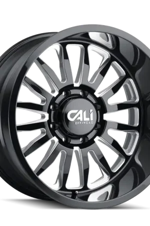 Cali OffxRoad Summit 9110 Gloss Black Milled 22x10 6x135 0mm 87.1mm Express Delivery