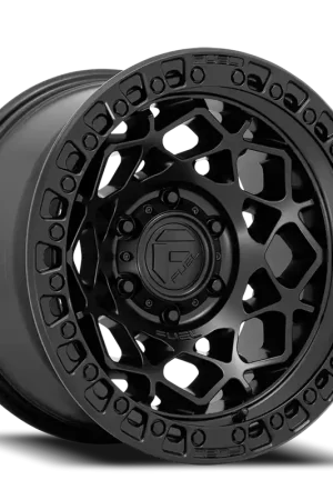 Clearance Fuel Unit D786 17x9 -12 5x127mm 71.5mm Matte Black Matte Black Ring