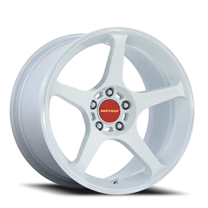 Hassle-Free Returns Motegi MR159 Battle V WD 18x8.5 +30 5x100mm 56.15mm Matsuri White Pearl Machined Lip Stripe