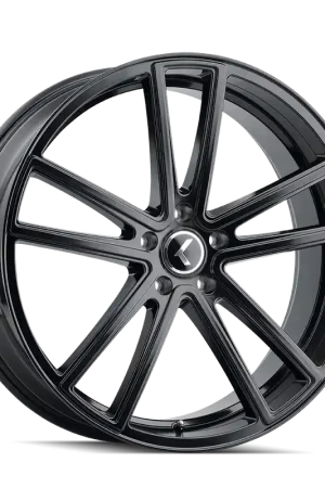 Kraze Lusso KR190 Gloss Black 17x8 5x114.3 38mm 72.62mm One Day Deal