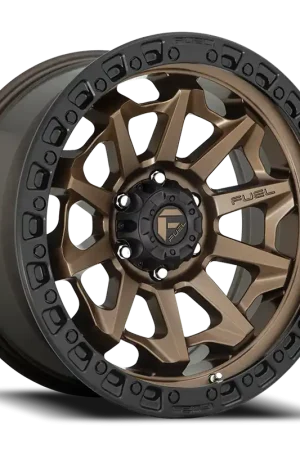 Worldwide Shipping Fuel Covert D696 17x9 -12 5x150mm 110.1mm Matte Bronze Black Bead Ring