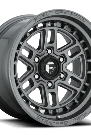 Free Shipping Fuel Nitro D668 17x9 +1 6x139.7mm 106.3mm Matte Anthracite