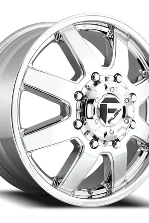 Fuel Maverick Dually D536 20x8.25 +122 8x165.1mm 121.5mm Chrome Big Sale