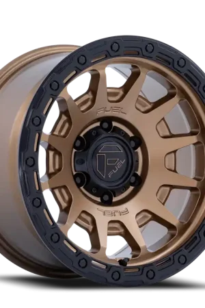 Fuel Fortress FC884ZB 17x9 -12 6x139.7mm 106.1mm Matte Bronze Gloss Black Lip Original