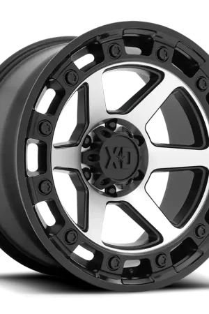 Certified XD Series Raid XD862 SBM 20x10 -18 6x139.7mm 106.1mm Satin Black Machined
