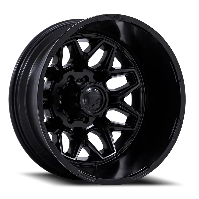 Fuel Flux Dually D871 20x8.25 -201 8x200mm 142mm Blackout Wholesale
