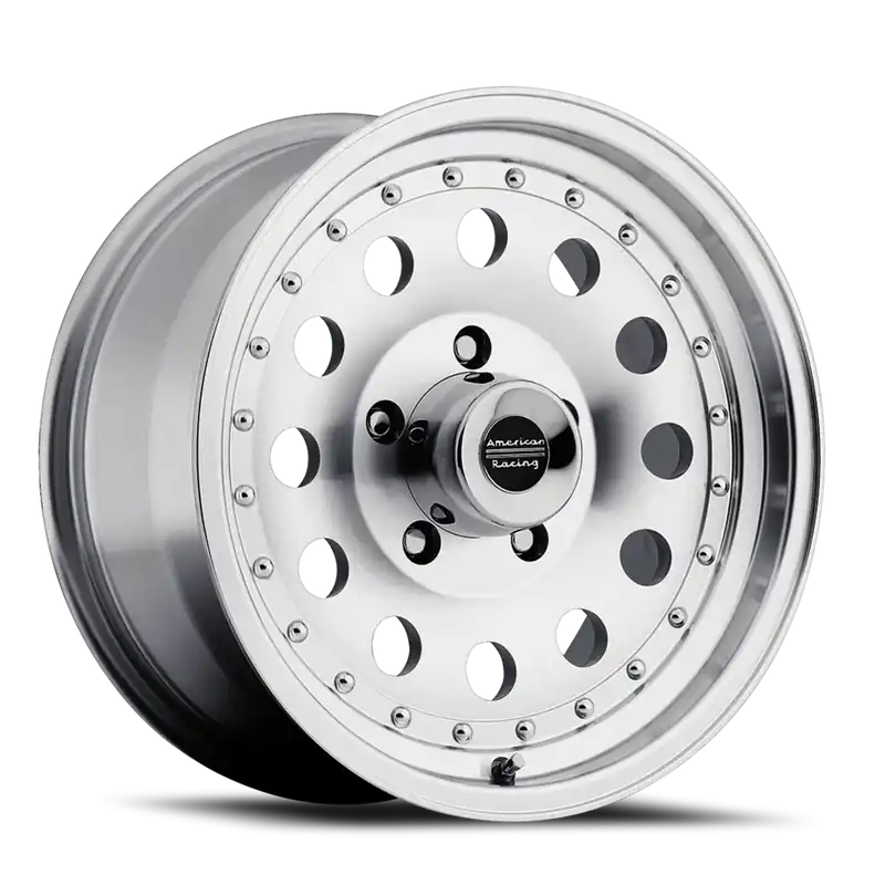 Luxury American Racing Outlaw II AR62 SL 15x8 -19 5x127mm 83.06mm Machined Silver Clear Coat