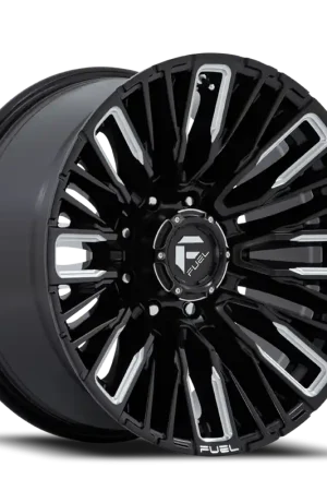 Handmade Fuel Rebar 8 D849 20x10 -18 8x170mm 125.1mm Gloss Black Milled