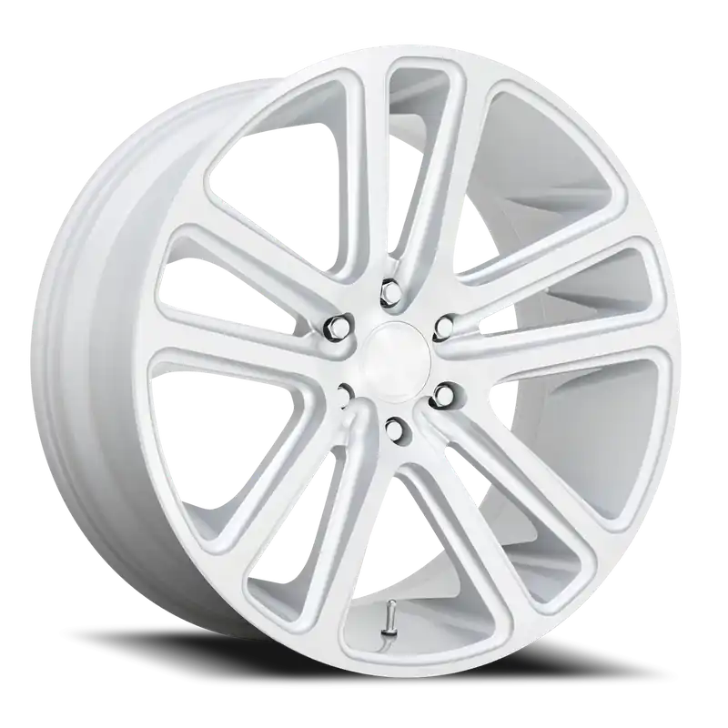 DUB Flex S257 22x9.5 +25 6x139.7mm 106.1mm Gloss Silver Brushed Fast Shipping
