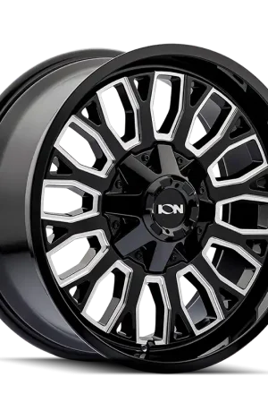 Ion 152 Gloss Black Milled 20x9 8x180 0mm 124.1mm Price Cut