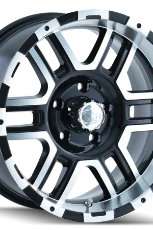 Reduced Price Ion 179 Satin Black Machined 17x8 6x127 10mm 78.3mm