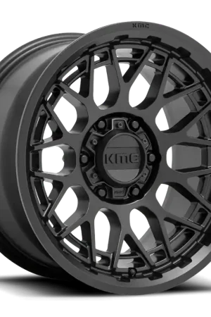Time-Limited KMC Technic KM722 SB 17x8.5 +0 6x139.7mm 106.1mm Satin Black