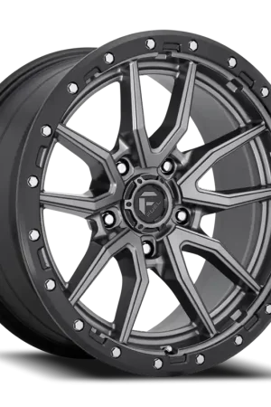 Instant Buy Fuel Rebel D680 17x9 -12 5x127mm 71.5mm Matte Gunmetal Black Bead Ring