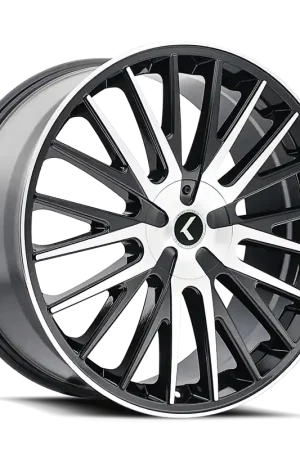 Kraze Double Down KR185 Gloss Black Machined 17x8 5x112/5x120 38mm 74.1mm Limited Edition