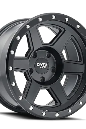 Dirty Life Compound 9315 Matte Black 20x10 5x127 x25mm 78.1mm Seasonal Sale