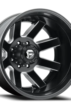 Factory Price Fuel Maverick Dually D538 17x6.5 -178 8x165.1mm 125.1mm Black Milled