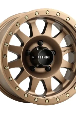 Clearance Method MR304 Double Standard 15x8 -24mm Offset 5x4.5 83mm CB Method Bronze Wheel