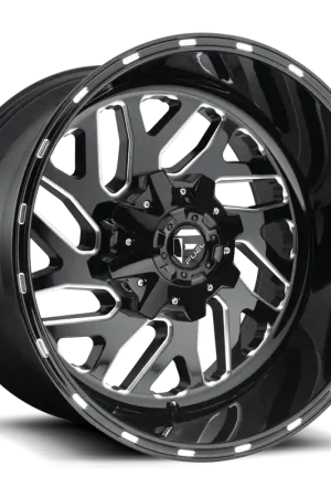 Fuel Triton D581 20x9 +20 8x180mm 124.2mm Gloss Black Milled Same Day Shipping
