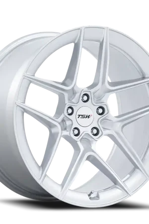 TSW Slipstream SD 20x10.5 +38 5x112mm 66.56mm Gloss Silver Machined Face Express Delivery