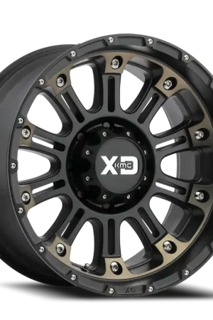 XD Series Hoss II XD829 SB-DT 20x9 -12 5x127mm 72.6mm Satin Black Machined-Dark Tint One Day Deal