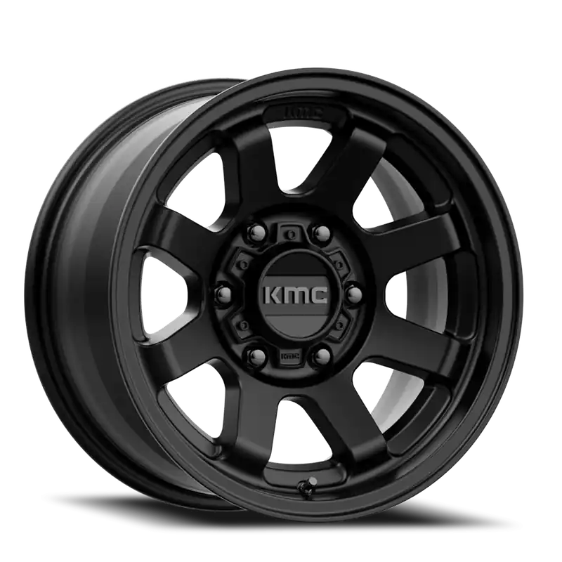 KMC Trail KM723 SB 17x8.5 +0 6x135mm 87.1mm Satin Black Trusted Brand