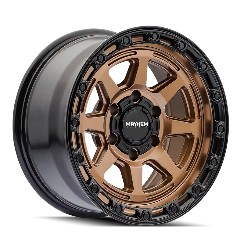 Latest Mayhem Ridgeline 8306 Satin Bronze 17x8.5 5x127 x6mm 78.1mm
