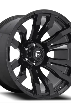 Fuel Blitz D675 22x10 -18 6x135mm 87.1mm Gloss Black Latest
