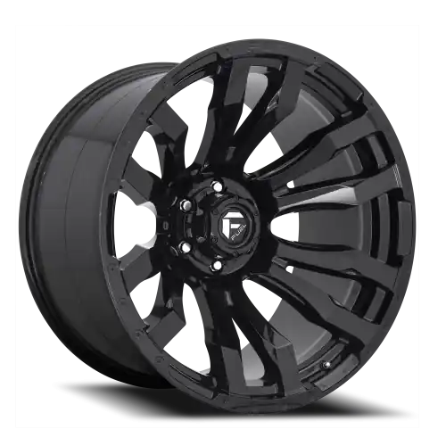 Fuel Blitz D675 22x10 -18 6x135mm 87.1mm Gloss Black Latest
