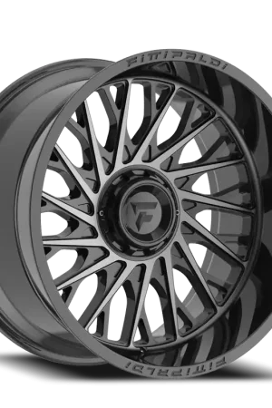 Fittipaldi Offroad Alpha Series FA08 MBDT 22x12 -44 8x170mm 125.2mm Gloss Black Machined-Dark Tint Bulk Order