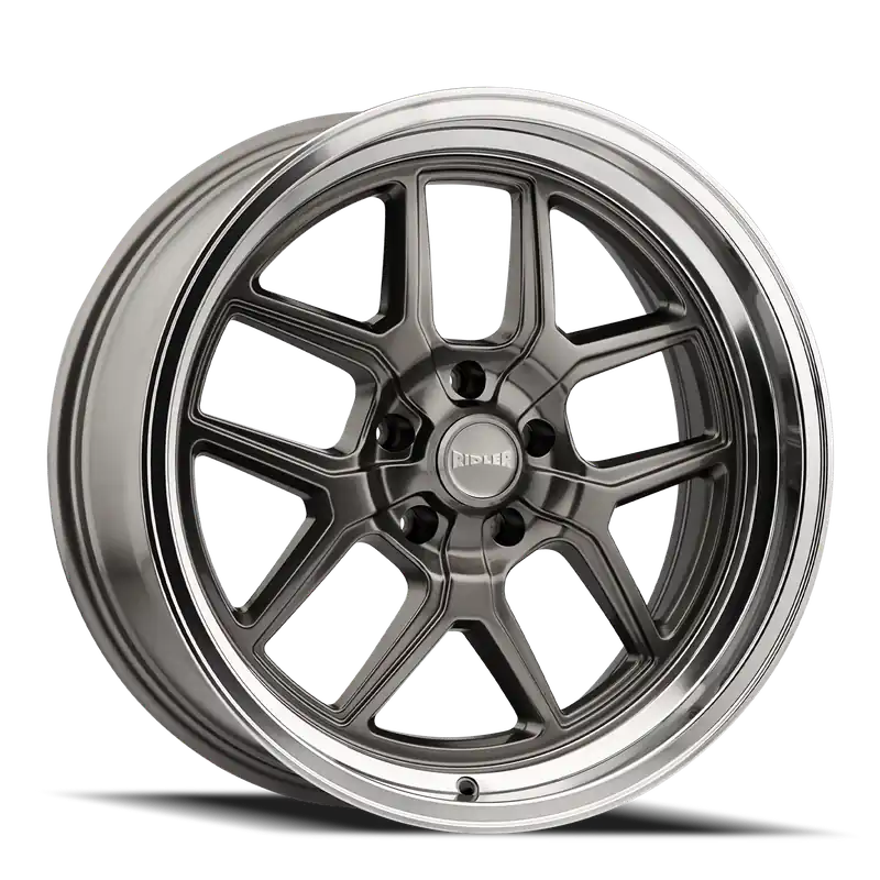Ridler 610 Gloss Grey Polished 20x8.5 5x120.65 0mm 83.82mm Seasonal Sale
