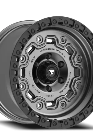 Fittipaldi Offroad Terra Series FT100 AB 20x9 +0 5x127mm 71.5mm Satin Anthracite Black Ring Final Sale