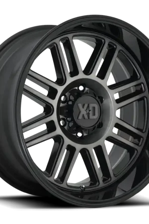 Buy Online XD Series Cage XD850 GB-GT 20x9 +0 8x165.1mm 125.5mm Gloss Black Gray Tint